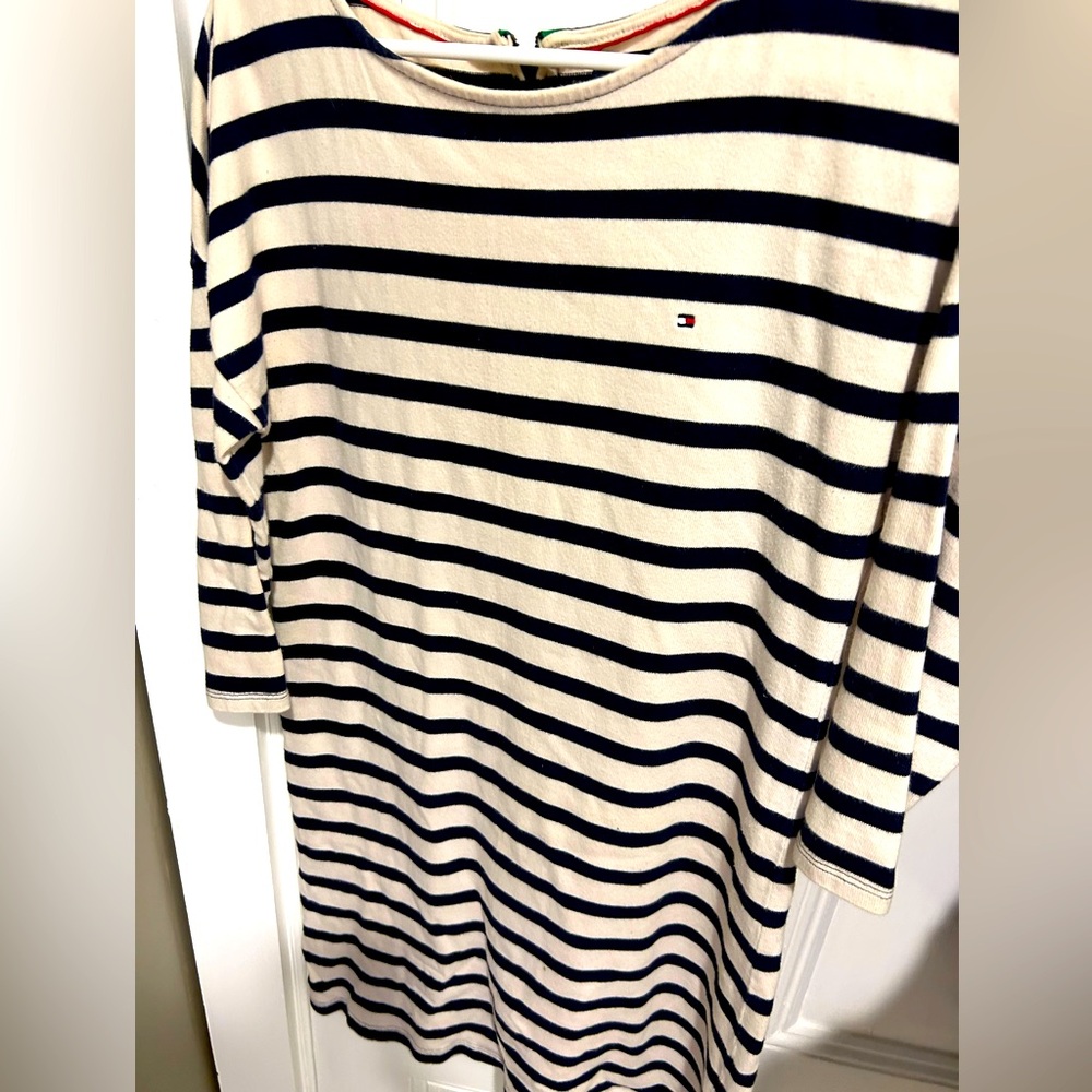 Vintage Tommy Hilfiger nautical preppy dress- size M